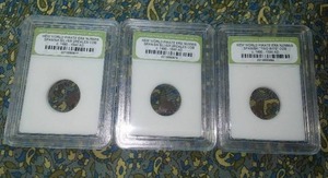 3 Spanish Silver Reales. C. 1490-1590 A.D., pirate era nummis.