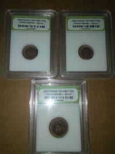 3 Constantine the Great Roman Coins. 330 A.D.