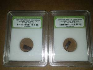 2 Spanish �Two Bits�. C. 1490-1590 A.D., pirate era nummis.
