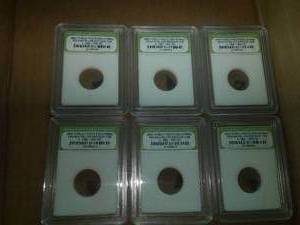6 Spanish Silver 2 Reales. C. 1490-1590 A.D., pirate era nummis.