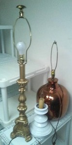 3 Lamps and More. Gorgeous trio, working.