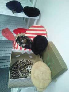 8 Hats and 2 Hat Boxes. Vintage, lo...