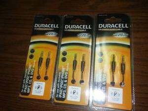 Duracell 10 ft. Stereo Audio Cord (3)