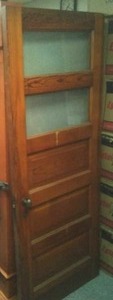2 Window Wood Door