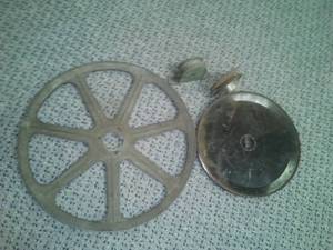 Vintage Pulley Wheels