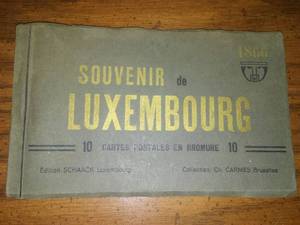 1918 WWI Postcard Set � Luxemborg � Amazing.