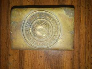 WWI German Matchbook Holder Brass