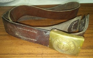 WWI Authentic German Belt and Buckle