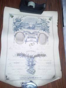4 Vintage Documents over 110 years.