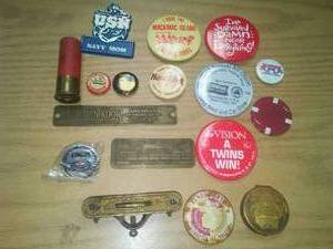 Vintage Advertising Buttons and more.