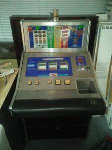 Wild Cherries Casino Coin Operated Slot Machine.