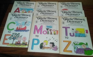 Charlie Brown Dictionary -  Complete Set  Peanuts.
