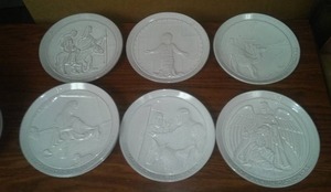 Frankoma Christmas Plates, 1968-1973 � Excellent