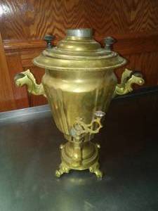 Vintage Brass Urn Lantern