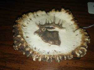 Belt Buckle � Antler Carving � Buck Head, Amazing Detail.