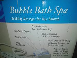 Bubble Bath Spa � New in Box.