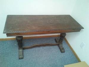 Sofa Table - antique, Marvelous hidden butterfly leaf.