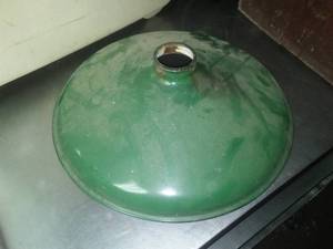 Vintage Shade (14 in.), luggage and box