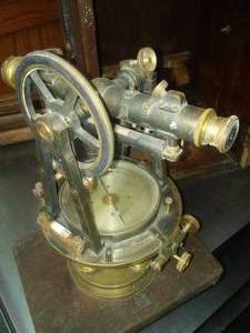 Vintage Surveying Equipment, head and tripod.