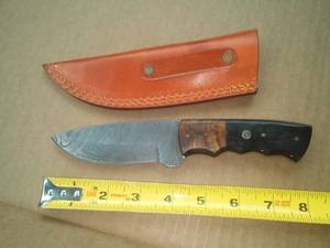 8.5 in. Knife and Leather Sheath