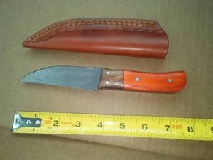 8 in. Knife and Leather Sheath