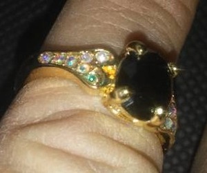 Black Stone, Gold Colored Band