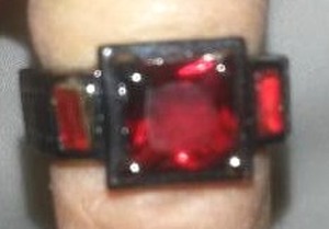 Womens Ruby Colored Ring