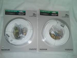 2 Ice maker supply lines - fridge freezer