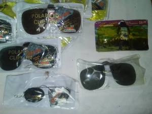 Polarized Clip-on sunglasses - dozens