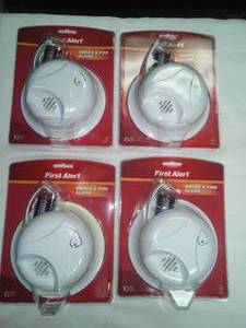 4 First Alert Smoke & Fire Alarms. New with battery The gift that says I care