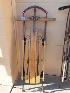 lot 21 image: Paris Champion Steel Runner Sled 50
