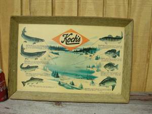 lot 27 image: Vintage Kochs Hanging Sign