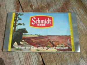 lot 29 image: Vintage Schmidt Unused Beer Can Tin