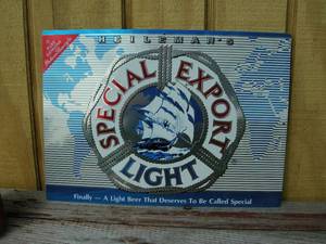 lot 41 image: Special Export Light Embossed Tin Sign