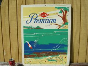 lot 54 image: Vintage Grain Belt Premium Wall Hanger Posterboard
