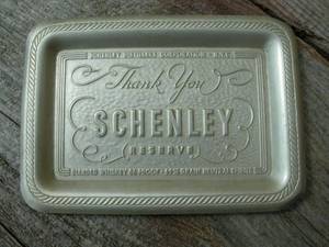 lot 71 image: Very Vintage Schenley Tip Tray
