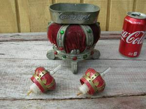 lot 75 image: Vintage Crown Royal Display and Spouts