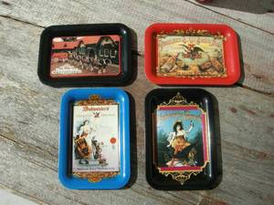 lot 80 image: 4 BudweiserAnheiser Busch Tip Trays
