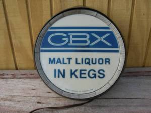 lot 103 image: Vintage GBX Electric Beer Light