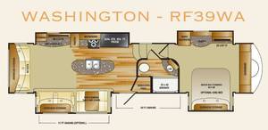 lot 1 image: Luxurious 2013 Crossroads RV Rushmore Washington RF39WA Fifth Wheel Camper
