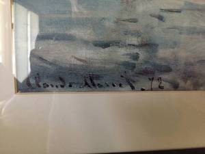 Framed Monet Print