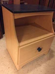 Small Accent Table with Drawer