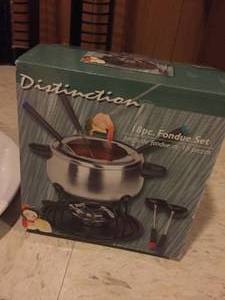 Distinction 18 Piece Fondue Set And Tray