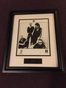 Aerosmith And U2 Framed Art