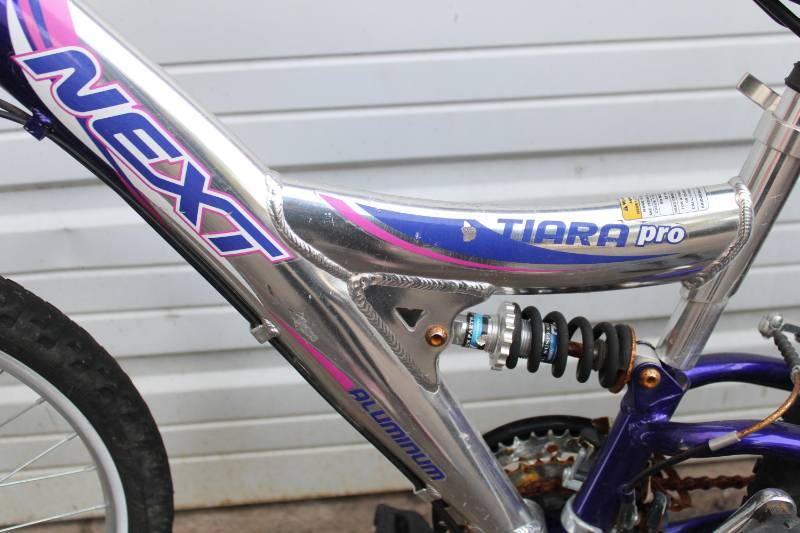 Silver Blue Purple Next Tiara Pro End of Season Bike Sale