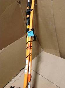 lot 3 image: Fiskars PowerLever 1-18 in. Cut Capacity Steel Saw Blade 15 in. Fiberglass Pole 14 ft. Tree Pruner &nbspin good condition 