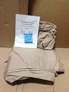 lot 52 image: Replacement Canopy Outdoor Patio for 10 ft. x 10 ft. Arrow Gazebo by Hampton Bay &nbspin good condition 