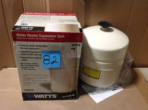 lot 82 image: Watts Potable Water Expansion Tank for 50 gal. Water Heaters &nbspin good condition 
