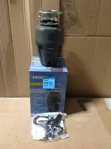 lot 84 image: MOEN Prep Series 12 HP Continuous Feed Garbage Disposal with Sound Reduction and Universal Mount &nbspin good condition 