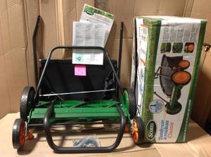 Scotts 20 in. Manual Walk Behind  Reel Mower with Grass Catcher&nbsp&nbspin good condition&nbsp